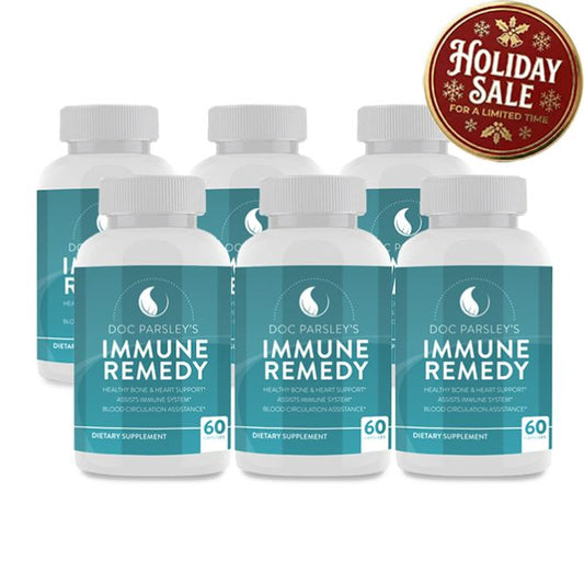 6 Immune Remedy Bottles - Holiday Sale