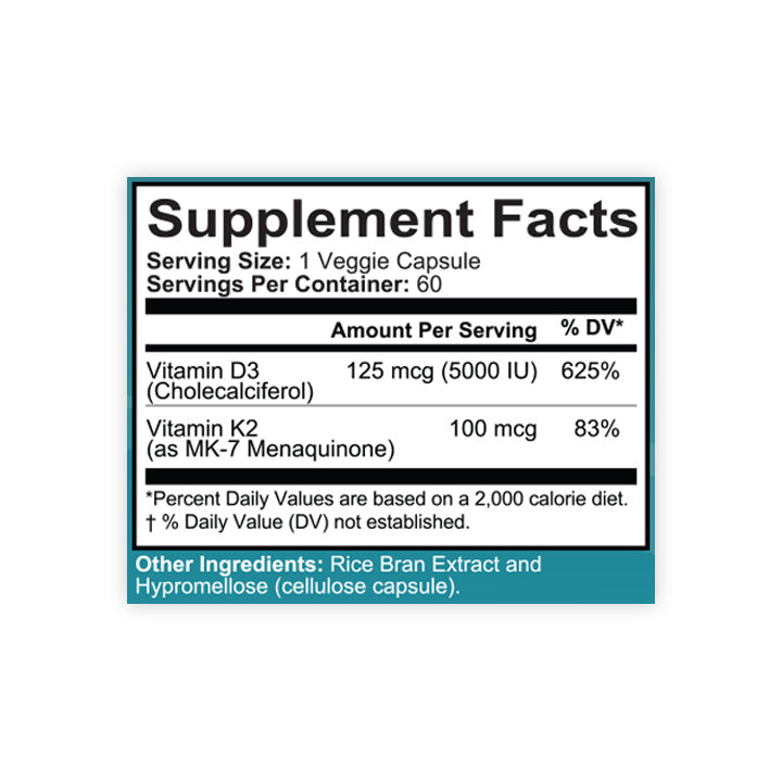 Immune Remedy: Vitamin D3 + K2