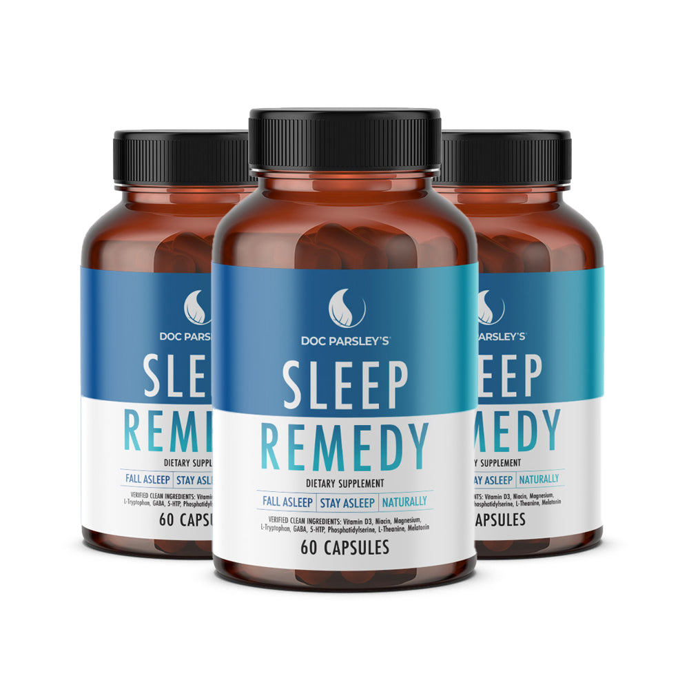 3 Sleep Remedy Bottles 40% Off - Black Friday Sale