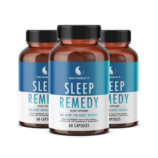 3 Sleep Remedy Bottles 40% Off - Black Friday Sale