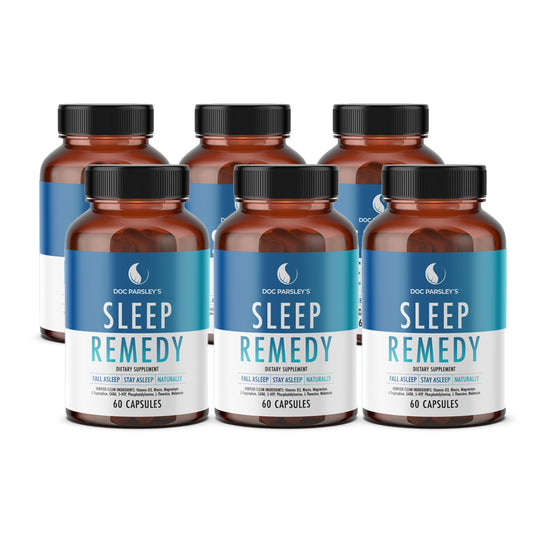 6 Sleep Remedy Bottles 50% Off - Black Friday Sale