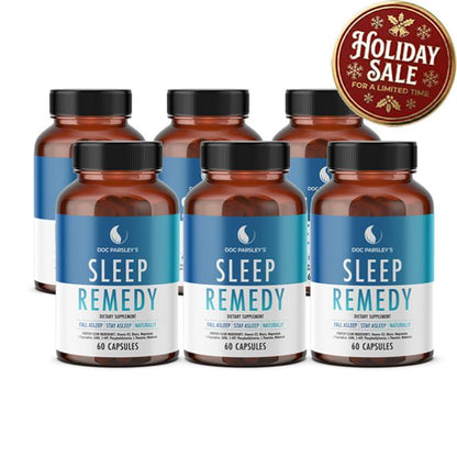 6 Sleep Remedy Bottles - Holiday Sale