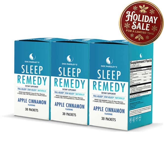 3 Boxes Sleep Remedy: Apple Cinnamon Nightcap - Holiday Sale